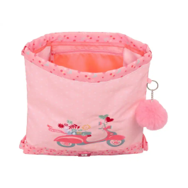 Bolsa Mochila con Cuerdas Moos Passion Multicolor 35 x 40 x 1 cm