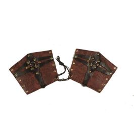My Other Me Tobilleras de Gladiador Marrones de 58 cm para Disfraz Infantil | Accesorios de Vestuario para Niños +3 Años