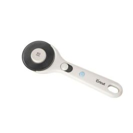 Cricut 2004670 Cortador Giratorio - Acero Inoxidable, Mando Blanco, Disco 6 cm Cricut 2004670 Cortador Giratorio - Acero Inoxidable, Mando Blanco, Disco 6 cm
