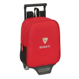 Mochila Escolar con Ruedas Sevilla Fútbol Club Negro Rojo 22 x 27 x 10 cm Precio: 28.88999993. SKU: B18EGJ52HR