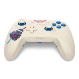 Power A Mando Inalámbrico NSGP0015-01 para Nintendo Switch Zelda - Diseño Ergonómico, Controles de Movimiento, Licencia Oficial