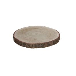 Base decorativa tronco de madera ø30x3cm Precio: 7.79000057. SKU: S7902922