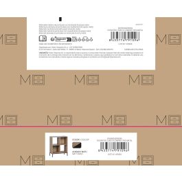 Inde Estantería Cubo 4 Compartimentos Pata Metal 60x29x72 cm