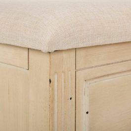 Banqueta Alexandra House Living Beige Esponja Madera de abeto 43 x 48 x 120 cm