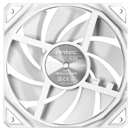 Antec Ventilador de caja Nova 12 cm, 3 velocidades, Rodamiento FDB, Blanco para ordenador Precio: 33.59000051. SKU: B1D78M47BK