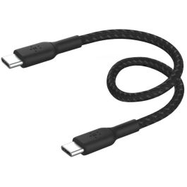 Belkin Cable USB-C a USB-C Trenzado 0.15m Negro Precio: 35.99000042. SKU: B1J8KC9P4F