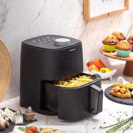 Freidora de aire 2,2l 1200 W con cesta v0103713 innovagoods Freidora de aire 2,2l 1200 W con cesta v0103713 innovagoods