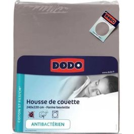 Dodo DOD3609251732264 Funda Nórdica de Algodón Antibacteriano Taupe 240x220 cm Hecho en Francia Dodo DOD3609251732264 Funda Nórdica de Algodón Antibacteriano Taupe 240x220 cm Hecho en Francia