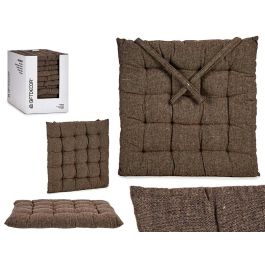 Giftdecor Cojín para Silla Liso Marrón 40x40 cm, 80% Algodón-20% Poliéster, Interior Algodón (12 Unidades) Precio: 45.50000026. SKU: S3607500