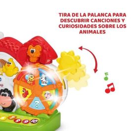 Granja sonora con luces y sonidos ¡enseña numeros, colores y nombres! 32x26x13,5 cm (bilingüe)