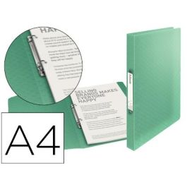 Carpeta Esselte 2 Anillas 25 mm Din A4 Colour Ice Polipropileno Color Verde 4 unidades Precio: 19.68999967. SKU: B19N5F8CG4