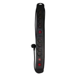 Chacon Regleta Multitoma 8 Tomas 16A con 2 Interruptores, Protección Sobrecarga, Cable 1.5m, Negro Precio: 25.99254845. SKU: B1EJRQZ7BP