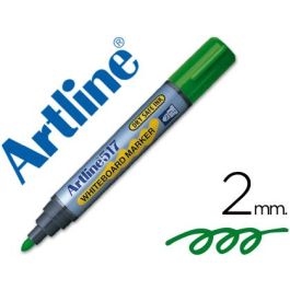 Rotulador Artline Pizarra Ek-517 Verde Punta Redonda 2 mm Tinta De Bajo Olor 12 unidades