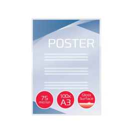 Gbc Fundas De Plastificar Carteras 2x75 Micras A3 - Pack 100U