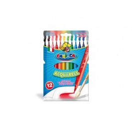 Rotulador Carioca Aquarelle Punta De Pincel Caja De 12 Colores Surtidos