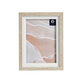 Giftdecor Portafotos Natural Borde Blanco 13x18 cm (Set de 24)