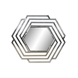 Espejo de pared DKD Home Decor Cristal Plateado Acero Inoxidable Shabby Chic (71 x 2 x 81 cm) Espejo de pared DKD Home Decor Cristal Plateado Acero Inoxidable Shabby Chic (71 x 2 x 81 cm)