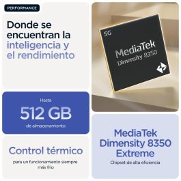 Motorola edge 60 pro 6.67" P-OLED 12GB RAM 512GB 5G Dual SIM Android 15 Cámara 50MP 6000mAh Azul