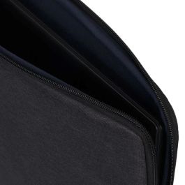 Rivacase Funda 7704 Suzuka para Portátil 14 Pulgadas, Negro, Poliéster RPET Ecológico