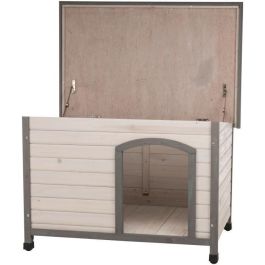TRIXIE - Natura - Caseta para perros Talla M 104×72×68 cm. Techo plano clásico TRIXIE - Natura - Caseta para perros Talla M 104×72×68 cm. Techo plano clásico