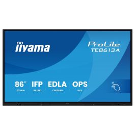 Iiyama Pantalla Interactiva 86" TE8613A-B1AG UHD IPS Android 14 8GB/128GB 450cd/m² Antiglare LAN Wifi 6