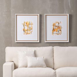 Cuadro Pintura Abstracto 2/M Madera 50 X 60 cm