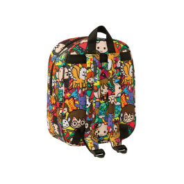 Mochila Escolar Harry Potter Azul Multicolor 22 x 27 x 10 cm 3D