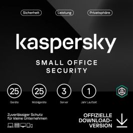 Kaspersky Small Office Security - Licencia 25 Usuarios, 1 Año - ESD-Download Precio: 793.50000004. SKU: B1ACG8REED
