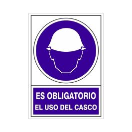 DUVER Señal 600 Plast.420X297 Obligatorio Uso Casco Es Obligatorio El Uso Del Casco Precio: 8.49999953. SKU: B1HPRN345F