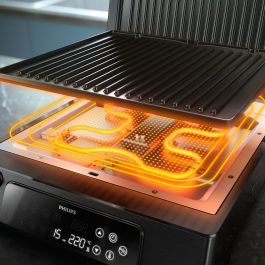 Parrilla Eléctrica Philips HD6307/70 2200 W Parrilla Eléctrica Philips HD6307/70 2200 W