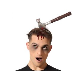 Diadema de Martillo Clavado 35x20 para Disfraces de Halloween y Teatro - Efecto Sangriento Realista Precio: 1.49999949. SKU: S1131238