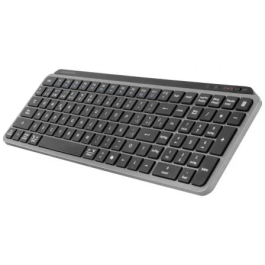 Mars Gaming Teclado Compacto Inalámbrico Bluetooth MK-SILENKEYS Negro, Silencioso, Triple Conectividad, AI SmartKey