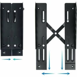 TOOQ SOPORTE METALICO PARA CPU DE SUELO CON RUEDAS BAJO