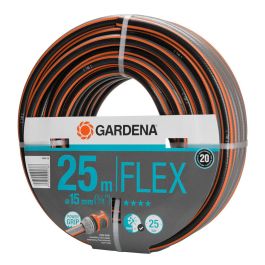 Gardena Manguera de riego Flex 25 m Ø15mm (5/8") PVC entramado alta calidad, anti UV, 25 bar