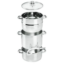 BAUMALU Extractor de jugo de acero inoxidable - 28 cm