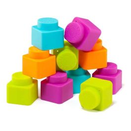 Molto - Juego de Construcción con 48 Piezas Blanditas para Bebés desde 6 Meses y Niños, Material Plástico