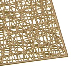 Salvamantel Dorado Versa 45x30 cm PVC (6 Unidades) Salvamantel Dorado Versa 45x30 cm PVC (6 Unidades)