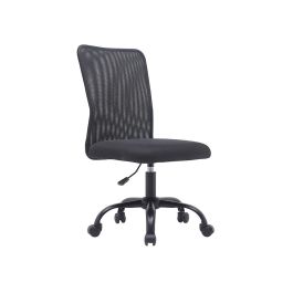 Silla Q-Connect Oficina Parma Malla Sin Reposabrazos Alt Max 990 Anc 480 Prof 590 Color Negro