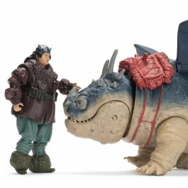 Spin Master 6074006 - Set de Figuras de Acción Cómo Entrenar a tu Dragón, Gronckle (25 cm) y Fishlegs (7,5 cm) con Extremidades Móviles +4 Años