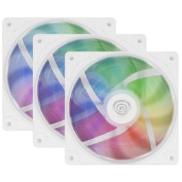 Genesis Oxal 120 Ventilador Caja Gaming Blanco 120mm ARGB 3 ventiladores con iluminación RGB Precio: 24.50000014. SKU: B1E7NXQEVC