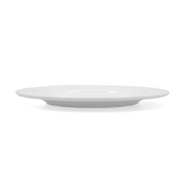 Bidasoa Plato Llano Porcelana Glacial Ala Ancha 27 cm (4 Unidades) Profesional Hostelería, Extra Resistente, Lavavajillas y Microondas