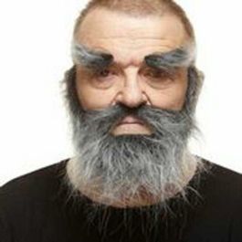 Barba, bigote y cejas adulto talla única Barba, bigote y cejas adulto talla única