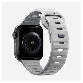 Nomad Sport Band Lunar Gray - Correa Deportiva de Caucho Ajustable para Apple Watch Ultra / 46mm y Series 42/44/45/49mm, Resistente al Agua