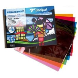 Sadipal Bloc de Manualidades Papel Celofán 10 Hojas 32x24 cm Colores Surtidos Precio: 2.99675376. SKU: B1JRPW24NF