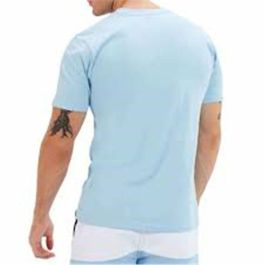 Camiseta de Manga Corta Hombre Ellesse Aprel Cian