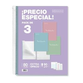 Bloc Miquelrius Emotions Notebook 1 Micro.Tapa Extra A4 80H 90G Cuadric.5X5 Colores Pastel Surtido Pack De 3 (Set de 5) Precio: 63.50000019. SKU: B16LTHXBHD