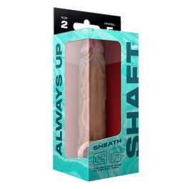 Funda para pene Shaft Model F Marrón Ø 4,8 cm Funda para pene Shaft Model F Marrón Ø 4,8 cm