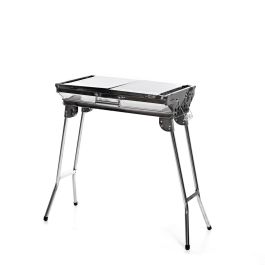 Barbacoa Plegable de Acero Inoxidable para Carbón ExelQ InnovaGoods Barbacoa Plegable de Acero Inoxidable para Carbón ExelQ InnovaGoods