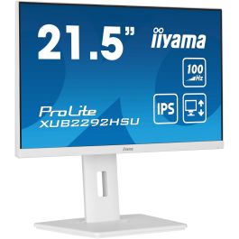 Iiyama XUB2292HSU-W6 Monitor 21.5" Full HD IPS LED 100Hz Blanco con FreeSync y Soporte Ergonómico Precio: 162.50000041. SKU: B18AP6L4PS