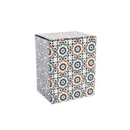 Taza con Filtro para Infusiones DKD Home Decor Multicolor Naranja Azulejo Árabe 300 ml (2 Unidades)